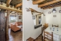 Living and dining areas